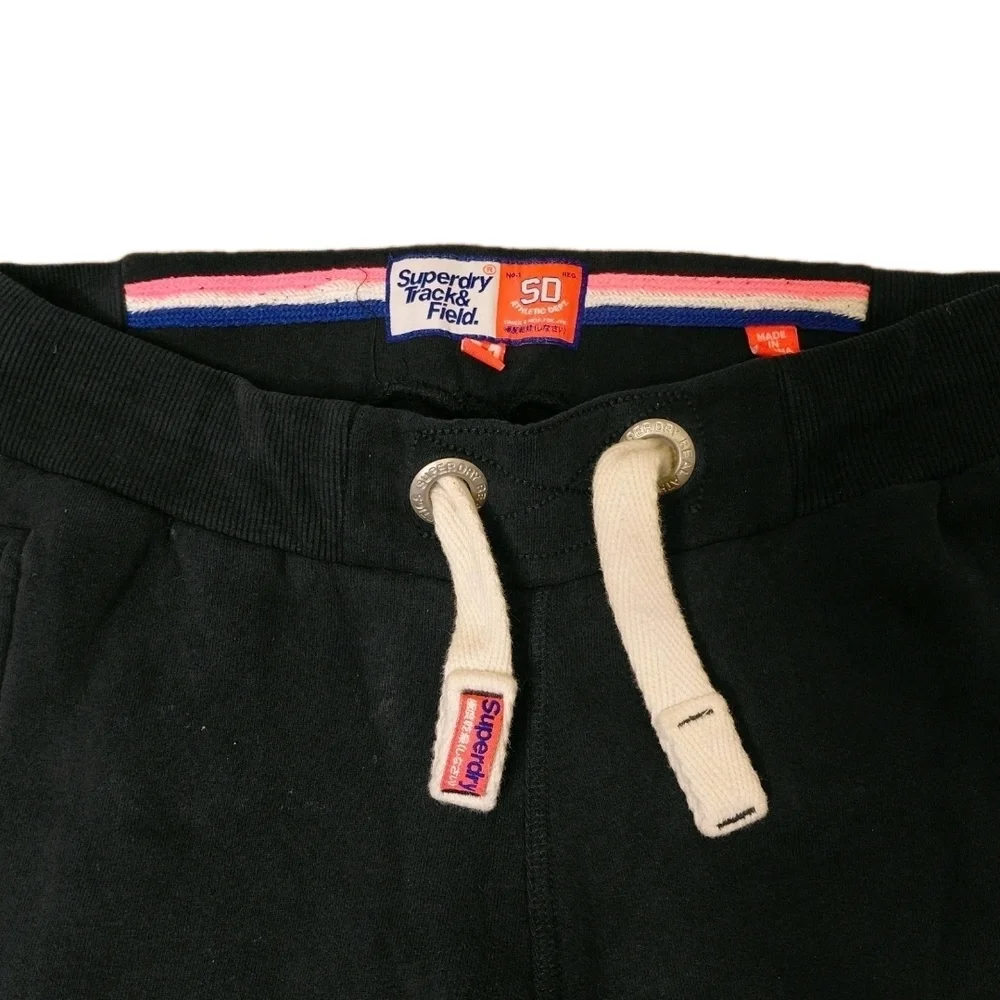 Superdry Women's Track And Field Joggers Sweatpants Pants Black Size M - Picture 7 of 16